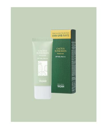 YADAH Cactus Sun Screen - Cactus essence sunscreen 50+ SPF PA++++ 35 ML
