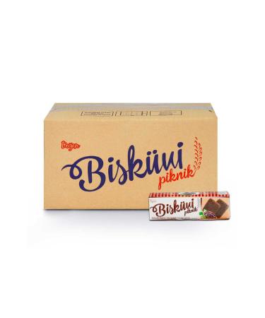 Elvan Do an Cocoa Picnic Biscuits 80 Gr. 24 Pieces (1 Box)