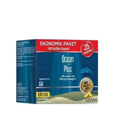 Ocean Plus Lemon Flavored Supplement 100 Capsules