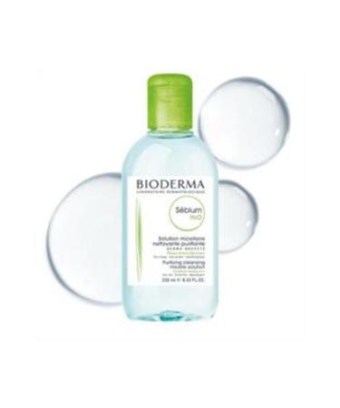 Baby ( CLAY MASK GIFT ) Bioderma Sebium H2o Micellar Cleanser 250ml ( 1 PIECE )