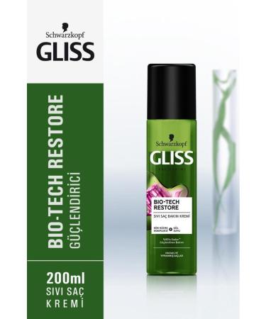 Gliss Bio-tech Strengthening Care Leave-In Liquid Hair Conditioner 200 ml 2-pack - Buy Online on GoSupps.com