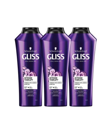 Gliss Intense Therapy Restructuring Shampoo - With Omega Plex and Acai Berry 360 ml X 3 Pcs - Buy Online on GoSupps.com