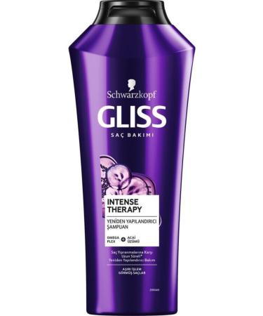 Gliss Intense Therapy Restructuring Shampoo - With Omega Plex and Acai Berry 360 ml X 3 Pcs - Buy Online on GoSupps.com