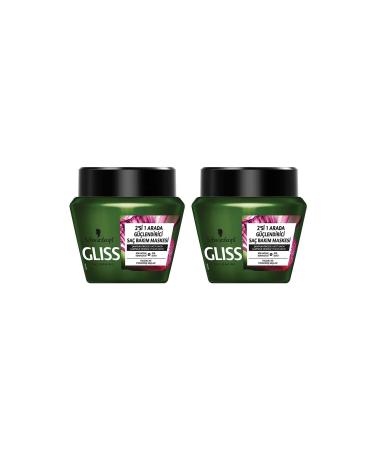 Gliss Bio-tech Strengthening Hair Care Mask 300 ml 2-pack - Buy Online on GoSupps.com