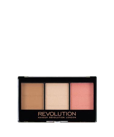Revolution Ultra Sculpt Contour Palette Bronzing Blush Highlighting Contour Palette C01 3.6gr
