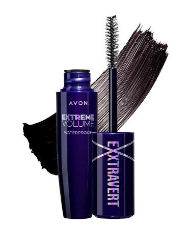 Avon Exxtravert Extreme Waterproof Volume Mascara Brown Black