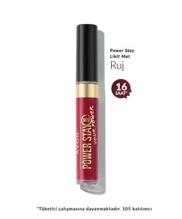 Avon Power Stay Liquid Matte Lipstick Rise Up Ruby