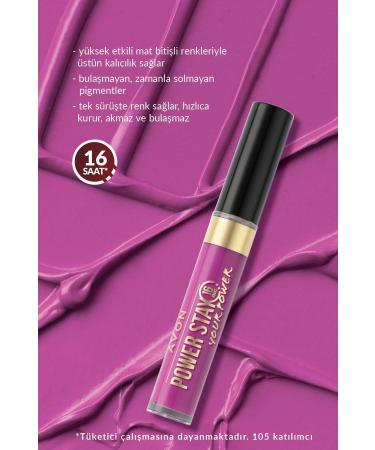 Avon Power Stay Liquid Matte Lipstick Overdrive Orchid - Buy Online on GoSupps.com
