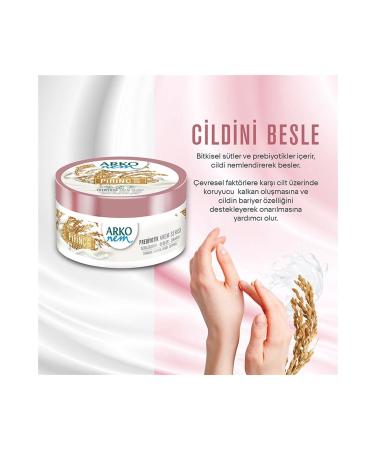 Arko Nem Prebiotic Cream Rice Milk 250 Ml X 3 Pieces - Buy Online on GoSupps.com