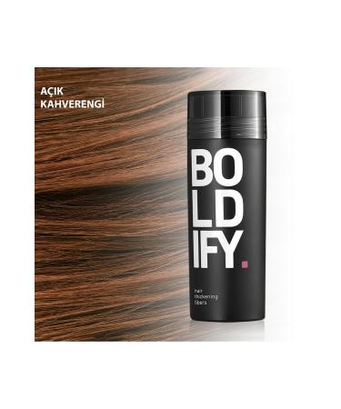 Boldify Hair Building Fibers Topical Powder Light Brown 28gr- Hair Building Fibers - Buy Online on GoSupps.com