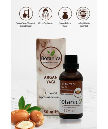 botanica Argan Oil -argania Spinosa- (Hair Nourishing - Skin Moisturizing) Body Care Oil 50 ml