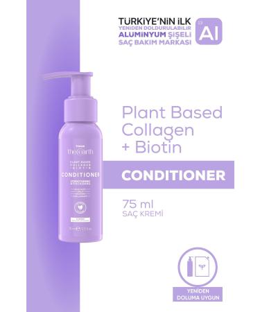 Tresan The Earth Plant Based Collagen +biotin Hair Conditioner 75 Ml