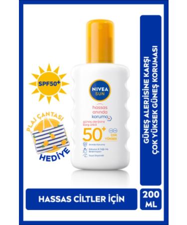 NIVEA SUN SPF 50+ LONG-TIME PROTECTIVE SENSITIVE PROTECTION SUNSCREEN 200 ML PSSN2704