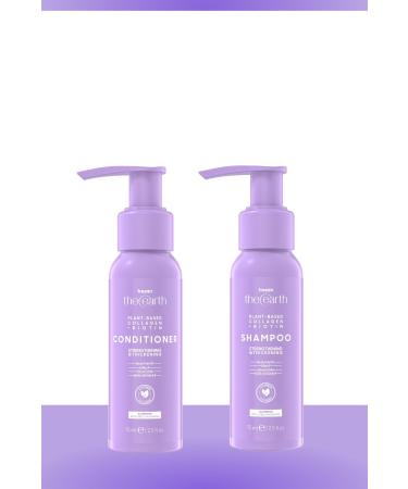 Tresan The Earth Plant Based Collagen +biotin Shampoo 75 Ml + Hair Conditioner 75 Ml