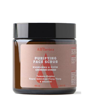 Alfheim Purifying Face Scrub / Purifying Face Scrub / Cell Regenerator / Anti-Acne / 100 ml - Buy Online on GoSupps.com