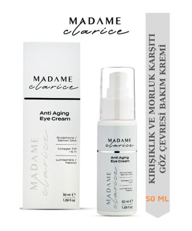 Madame Clarice Eye Contour Care Cream 50ml Anti-Wrinkle Brightening Anti-Aging Eye Cream Salmon Dna - Buy Online on GoSupps.com