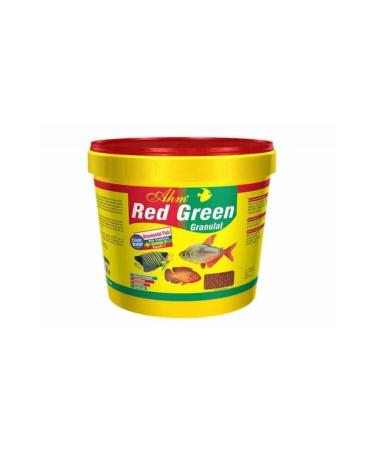 Ahm Red Green Mixed Granulate Cichlid Fish Food 10l 3kg