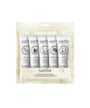 SADOER Milk Series Moisturizing and Rejuvenating Cream Package | 5 Pieces 30 gr - Buy Online on GoSupps.com