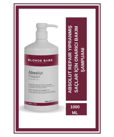 Blonde Babe Professional Repairing Intensive Care Shampoo for Damaged Hair 1000 ml