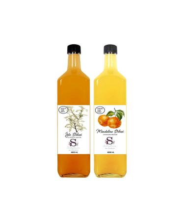 Suheylaana Natural Oleaster Vinegar 1000 ml and Tangerine Vinegar 1000 ml
