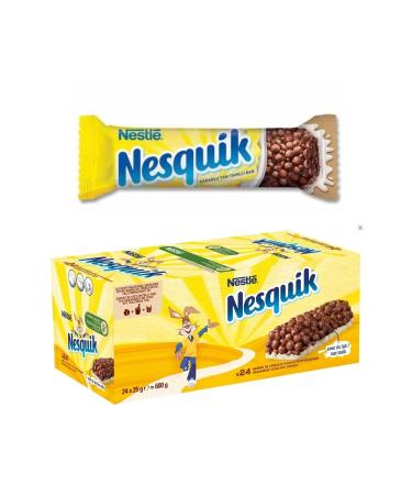 Nesquik Cereal Cocoa Cereal Bar 25G X 24 Pcs - Buy Online on GoSupps.com