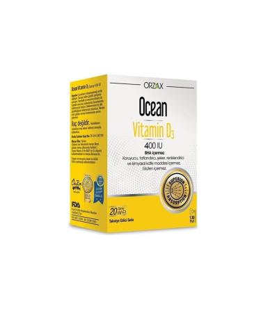 Ocean Orzax Ocean Vitamin D3 400 IU Spray 20ml-MFREYON00988