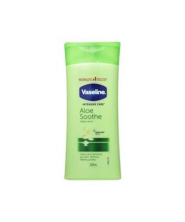 Vaseline ( CLAY MASK GIFT ) Vaseline Aloe Soothe Body Lotion 200ml ( 1 PIECE )