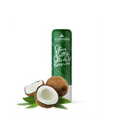 Baby ( CLAY MASK GIFT ) Ye ilmarka Natural Lip Balm Coconut Flavored 4.15 gr ( 1 PIECE )