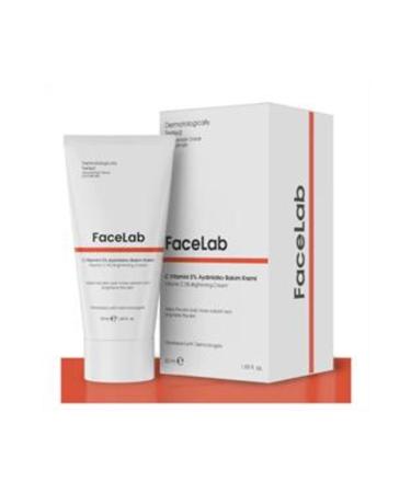 Baby ( CLAY MASK GIFT ) Facelab Brightening Vitamin C 5% Skin Care Cream 50ml ( 1 PIECE )