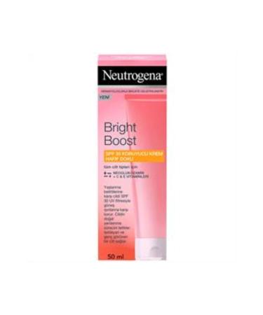 Baby ( CLAY MASK GIFT ) Neutrogena Bright Boost Protective Cream Spf30 50ml ( 1 PIECE )