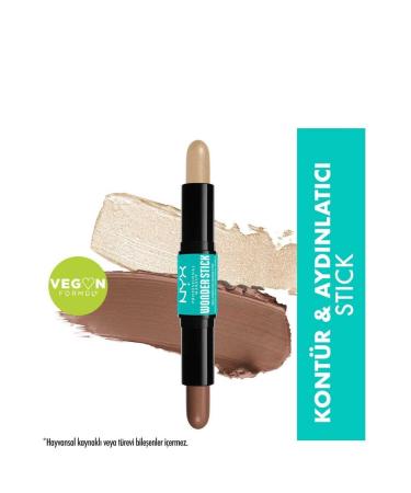 NYX Professional Makeup Wonder Stick Double Ended Cream Contour & Highlighter Stick Universal Light
