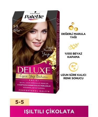 Palette DELUXE HAIR DYE 5-5 SHINING CHOCOLATE