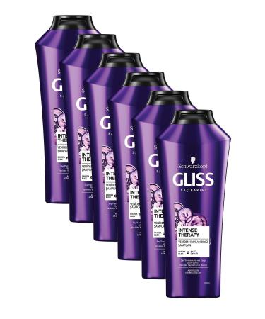 Gliss Intense Therapy Restructuring Shampoo - With Omega Plex and Acai Berry 360 ml X 6 Pcs - Buy Online on GoSupps.com
