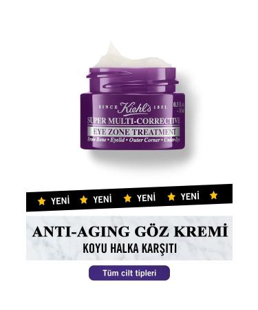 Kiehl's Super Multi Corrective Antiaging Eye Cream - Anti-Wrinkle & Anti-Dark Circle Care 14 Ml