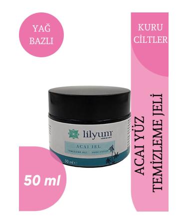 Lilyum Ethic Care Acai Facial Cleansing Gel - Dry Skin - 50 Ml