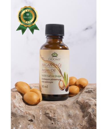 GOOMY Argan Oil Cold Pressed 30 ml 0 Pure and Natural Argania Spinosa Oil - Buy Online on GoSupps.com