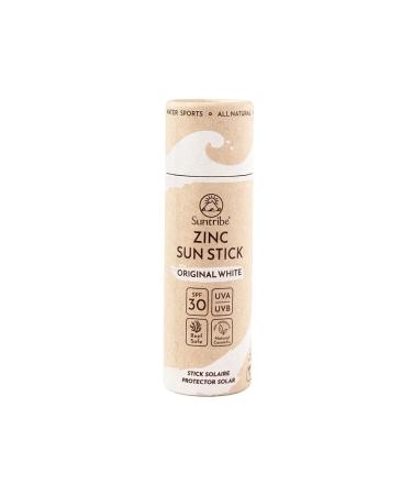 Suntribe 0 Natural Mineral Zinc Sunscreen Stick Spf 30 30gr (ORIGINAL WHITE)