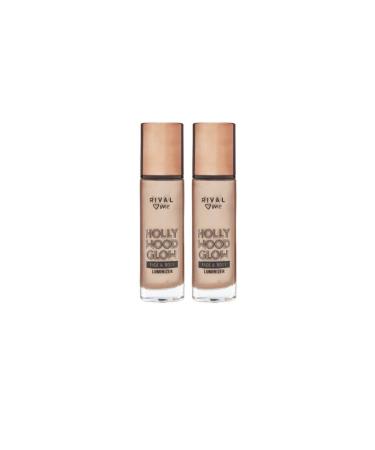 Rival Loves Me Foundation Hollywood Glow 2 pcs