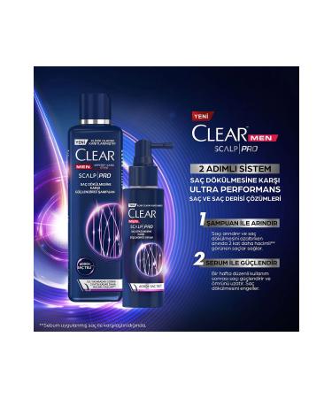 Clear Men Scalp Pro Strengthening Serum Against Hair Loss 70 ml - Buy Online on GoSupps.com