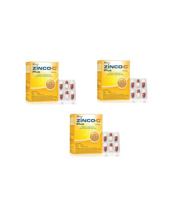 Berko Zinco-c Plus 30 Capsules 3 Pieces - Buy Online on GoSupps.com