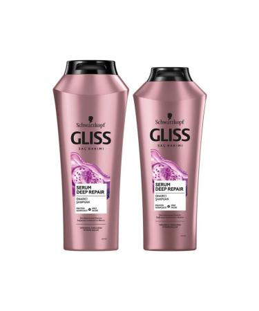 Gliss Serum Deep Repair Repairing Shampoo Set (SHAMPO 500 ML SHAMPOO 360 ML)