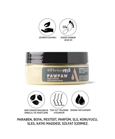 Alfheim Pawpaw Paw Care Balm / Cat Dog Paw Care / Protects from Damage / Supports Healing / 150 Ml