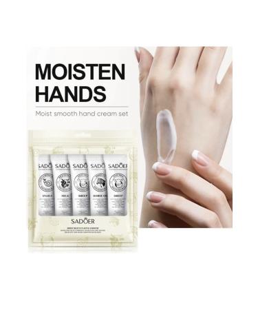 SADOER Milk Series Moisturizing and Rejuvenating Cream Package | 5 Pieces 30 gr