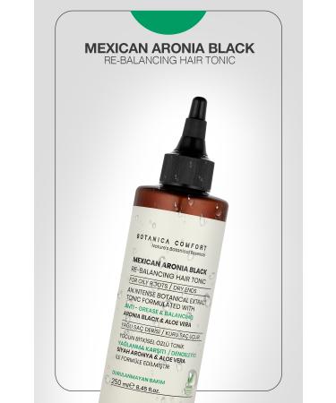 BOTANICA COMFORT Sebum Balancing Anti-Oily Black Aronia Berry Extract Strengthening Hair Care Tonic 250 ML - Buy Online on GoSupps.com