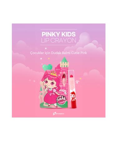 Limonian Pinky Cosmetic I'm Pinky Kids Lip Crayon Cutie Pink - Lip Balm for Kids - Buy Online on GoSupps.com