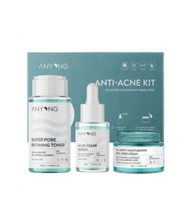 Baby ( CLAY MASK GIFT ) Anyong Anti-Acne and Pore Tightening Skin Care Set ( 1 PIECE )