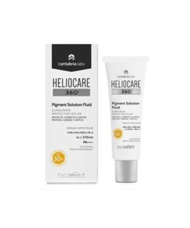 Baby ( CLAY MASK GIFT ) Heliocare 360 Pigment Solution Fluid Sun Cream Spf50+ 50ml ( 1 PIECE )