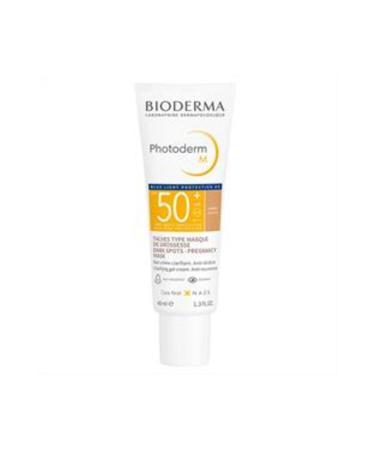 Baby ( CLAY MASK GIFT ) Bioderma Photoderm M Gel Cream SPF 50+ 40 ml - Golden ( 1 PIECE )