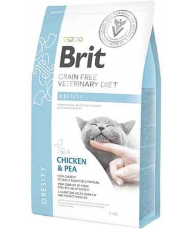 Veterinary Diet Grain Free Cat Food For Obesity 2 Kg