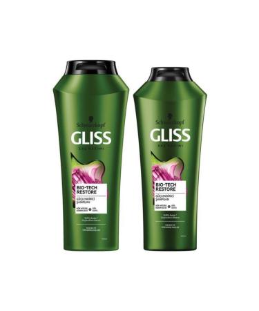 Gliss Bio-tech Strengthening Shampoo Set (SHAMPO 500 ML SHAMPOO 360 ML)
